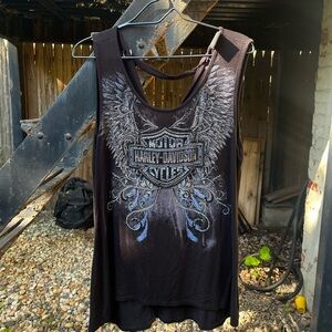 Harley Davidson Open Back Tank